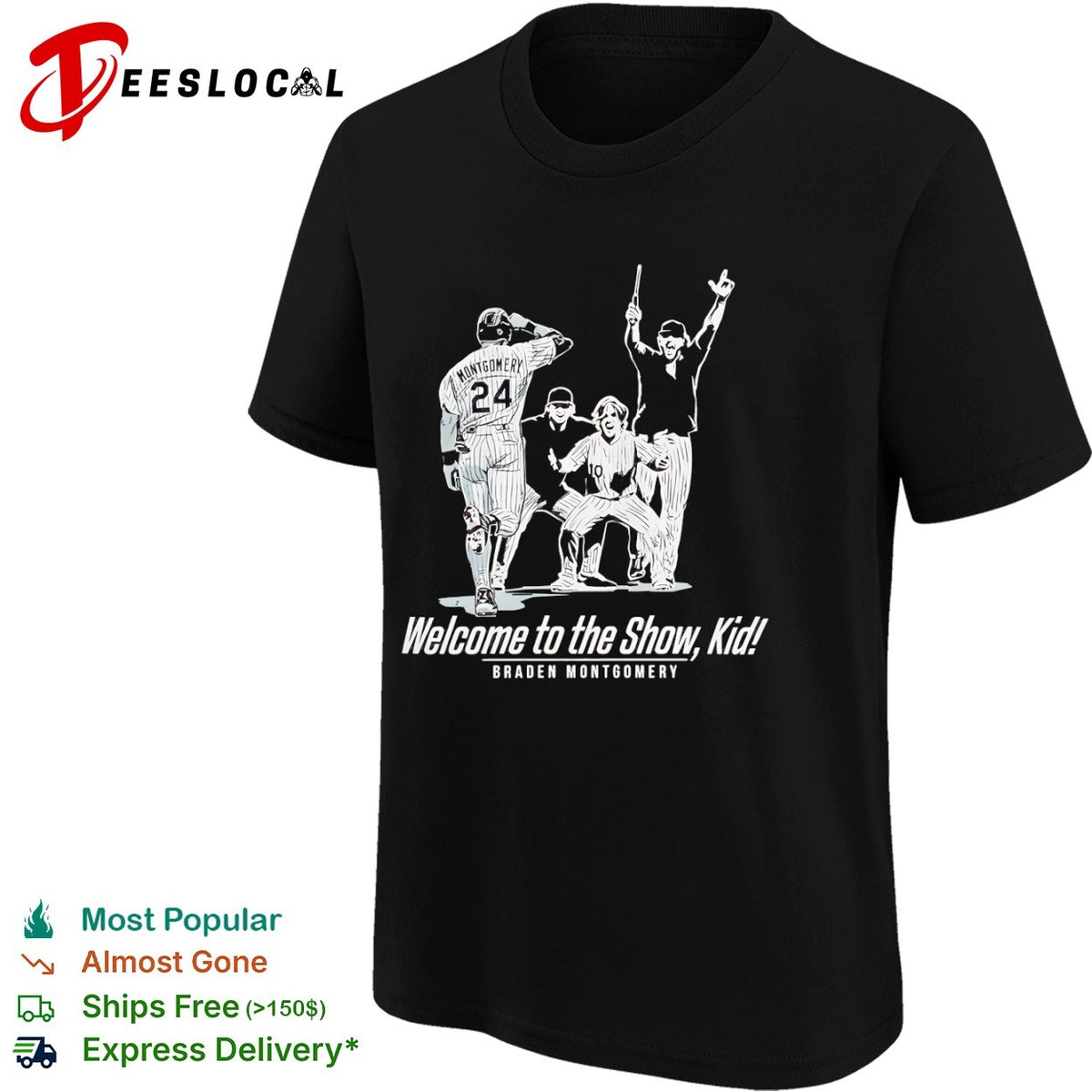Braden Montgomery players welcome to the show kid shirt