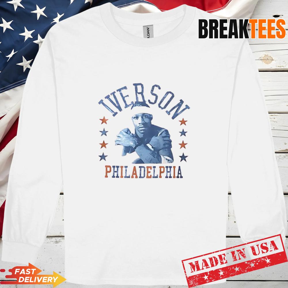 Bradley Cooper Allen Iverson Philadelphia 76ers NBA T-Shirt