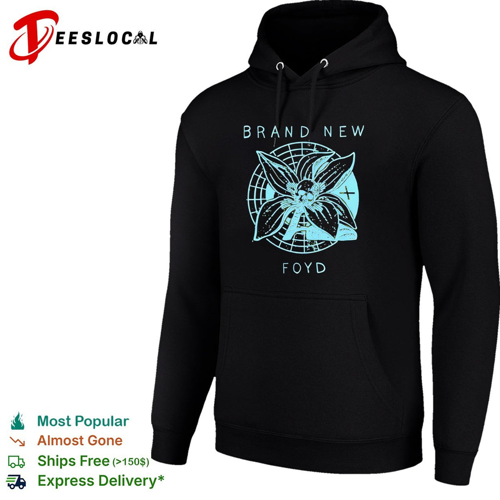 Brand New band Foyd botanical skull shirt