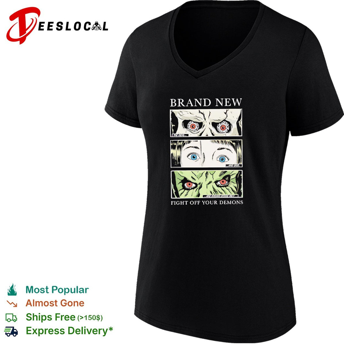 Brand New fight off your demons eyes shirt