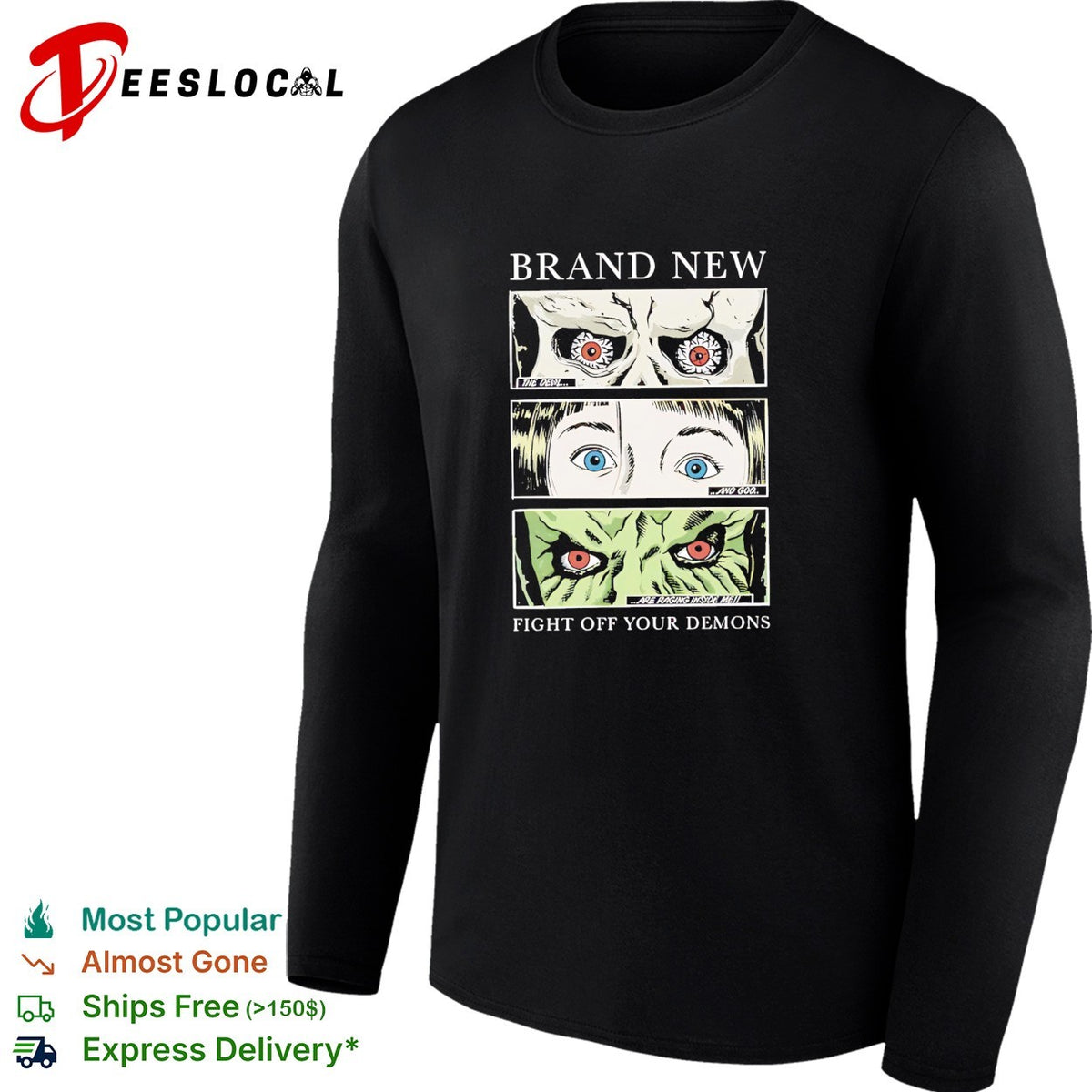 Brand New fight off your demons eyes shirt