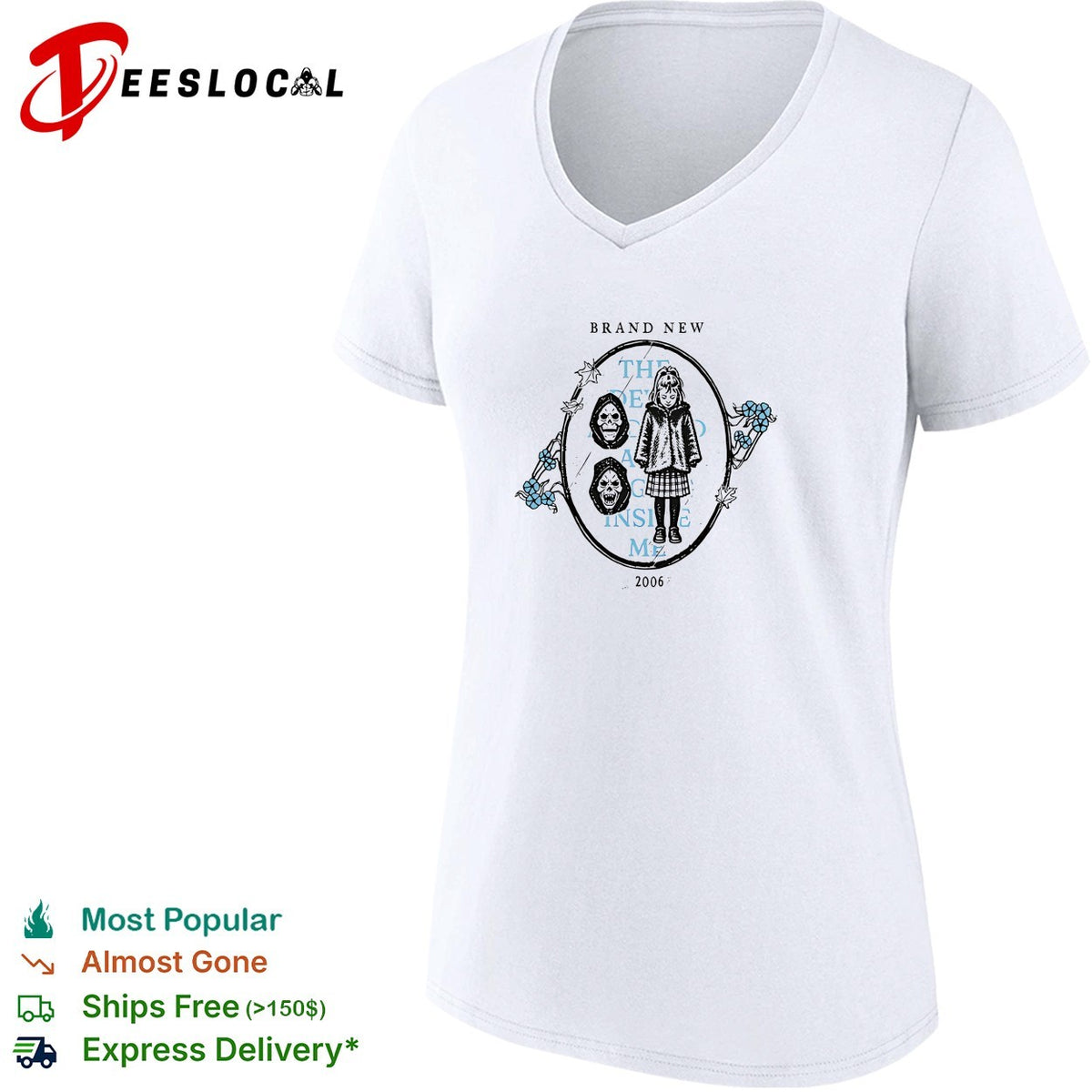 Brand New the devil and god are raging inside me 2006 album shirt