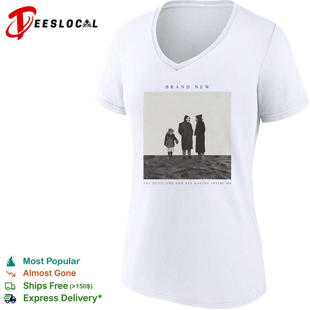 Brand New the devil and god are raging inside me album cover photo shirt