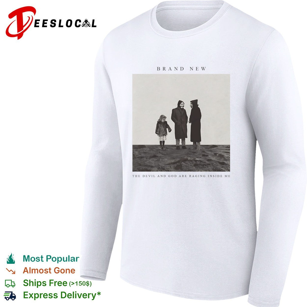 Brand New the devil and god are raging inside me album cover photo shirt