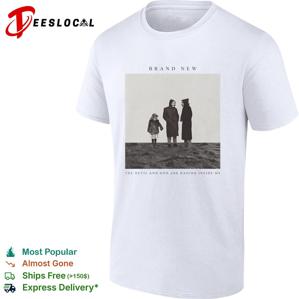 Brand New the devil and god are raging inside me album cover photo shirt