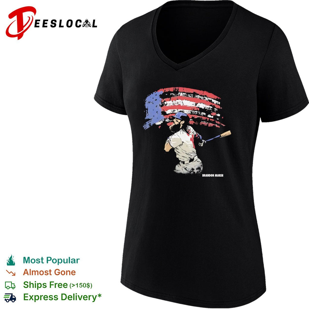 Brandon Marsh flag shirt