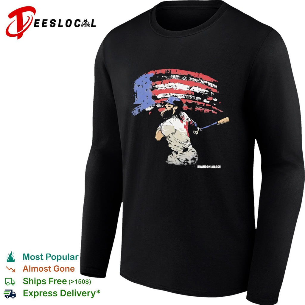 Brandon Marsh flag shirt