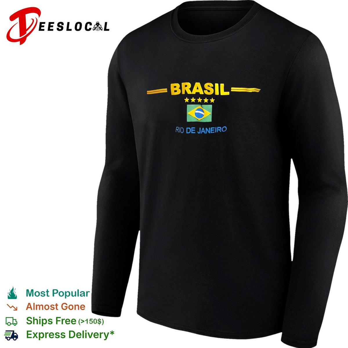 Brasil Rio De Janeiro Five Stars shirt