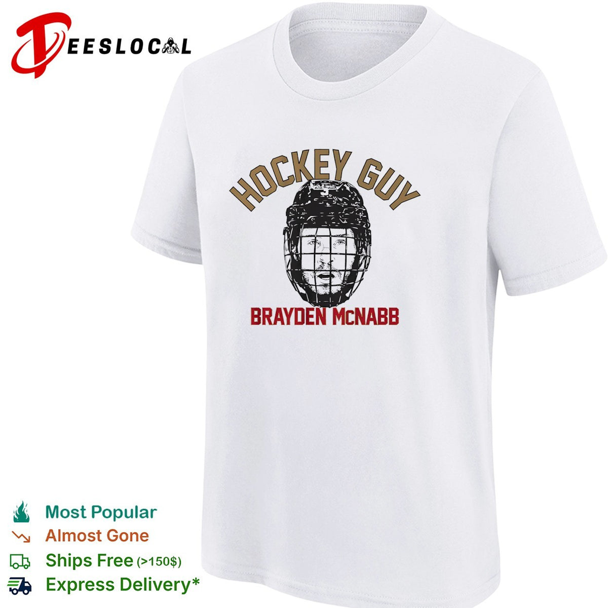 Brayden McNabb Vegas Golden Knights NHL Hockey Guy Parody Text Design Unisex shirt