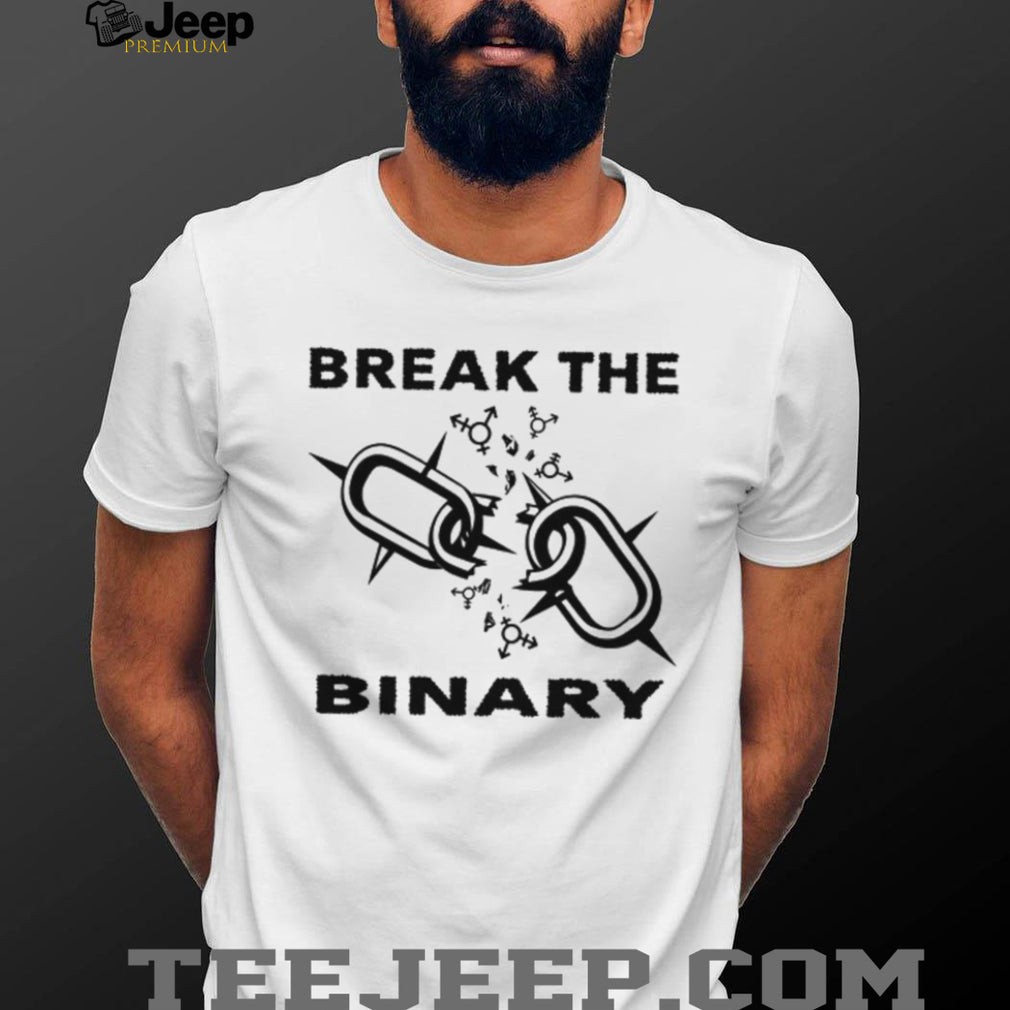 Break The Binary Transgender Pride Gender Inclusive T Shirt