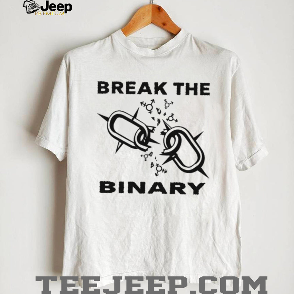 Break The Binary Transgender Pride Gender Inclusive T Shirt