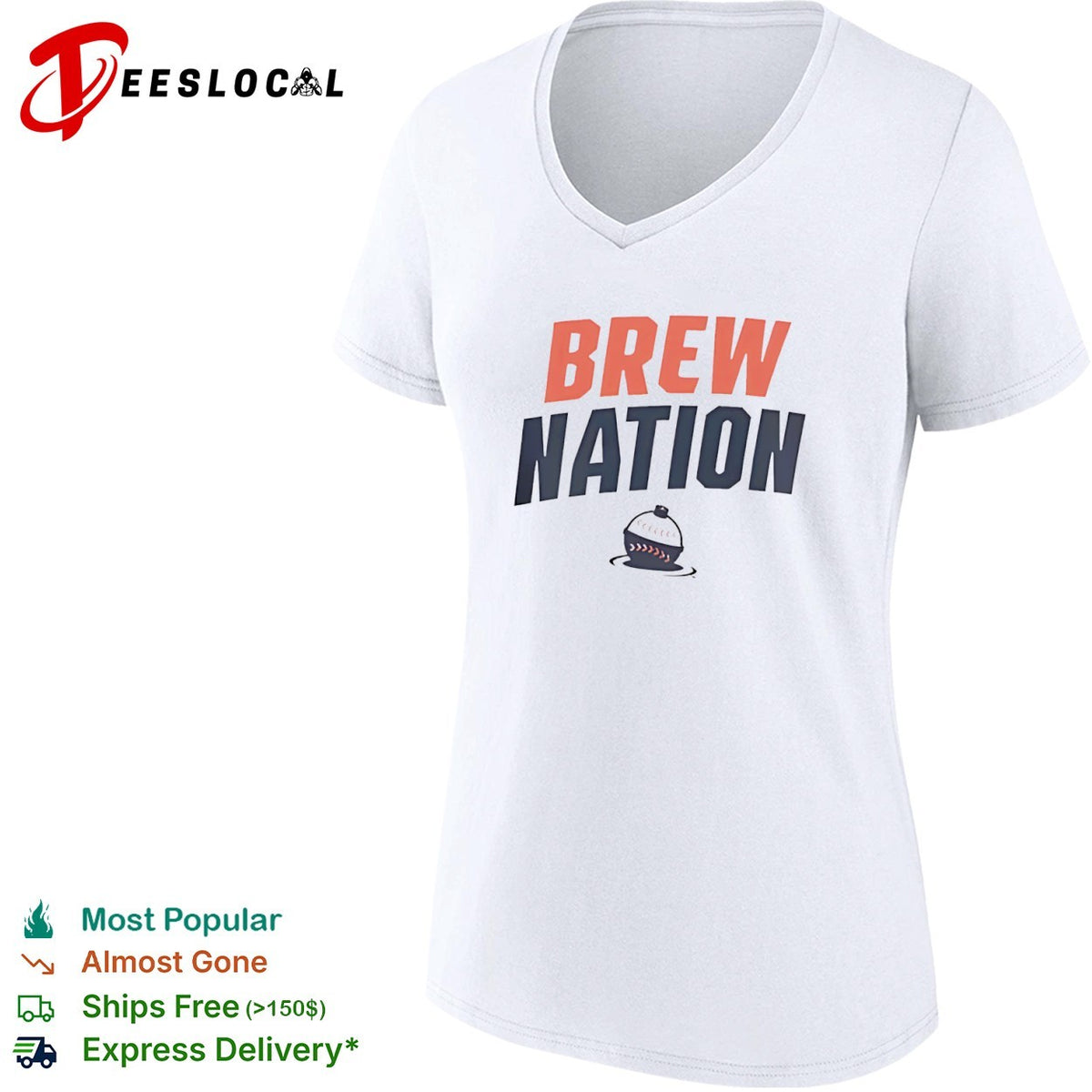 Brew Nation Milwaukee Brewers MLB Baseball Team shirt