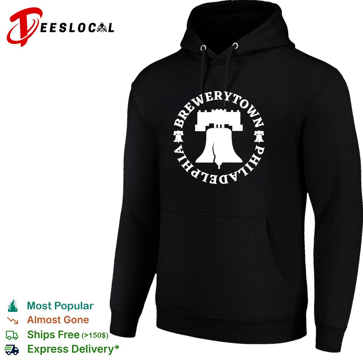 Brewerytown Philadelphia Phillies liberty bell badge shirt