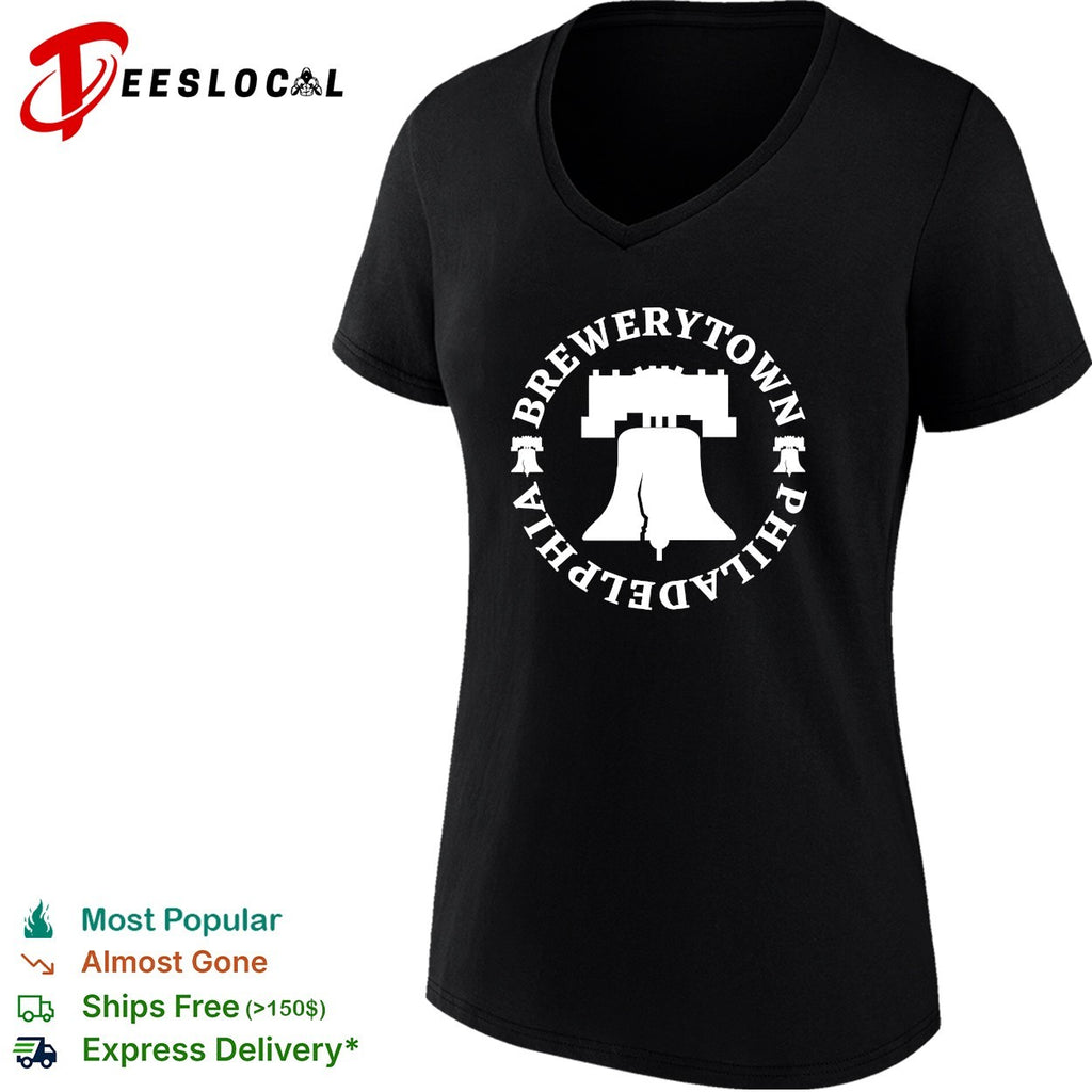 Brewerytown Philadelphia Phillies liberty bell badge shirt