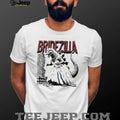 Bridezilla Funny Godzilla Wedding Bride Parody White T Shirt