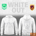 Brisbane Broncos White out NRL Limited Edition Hoodie