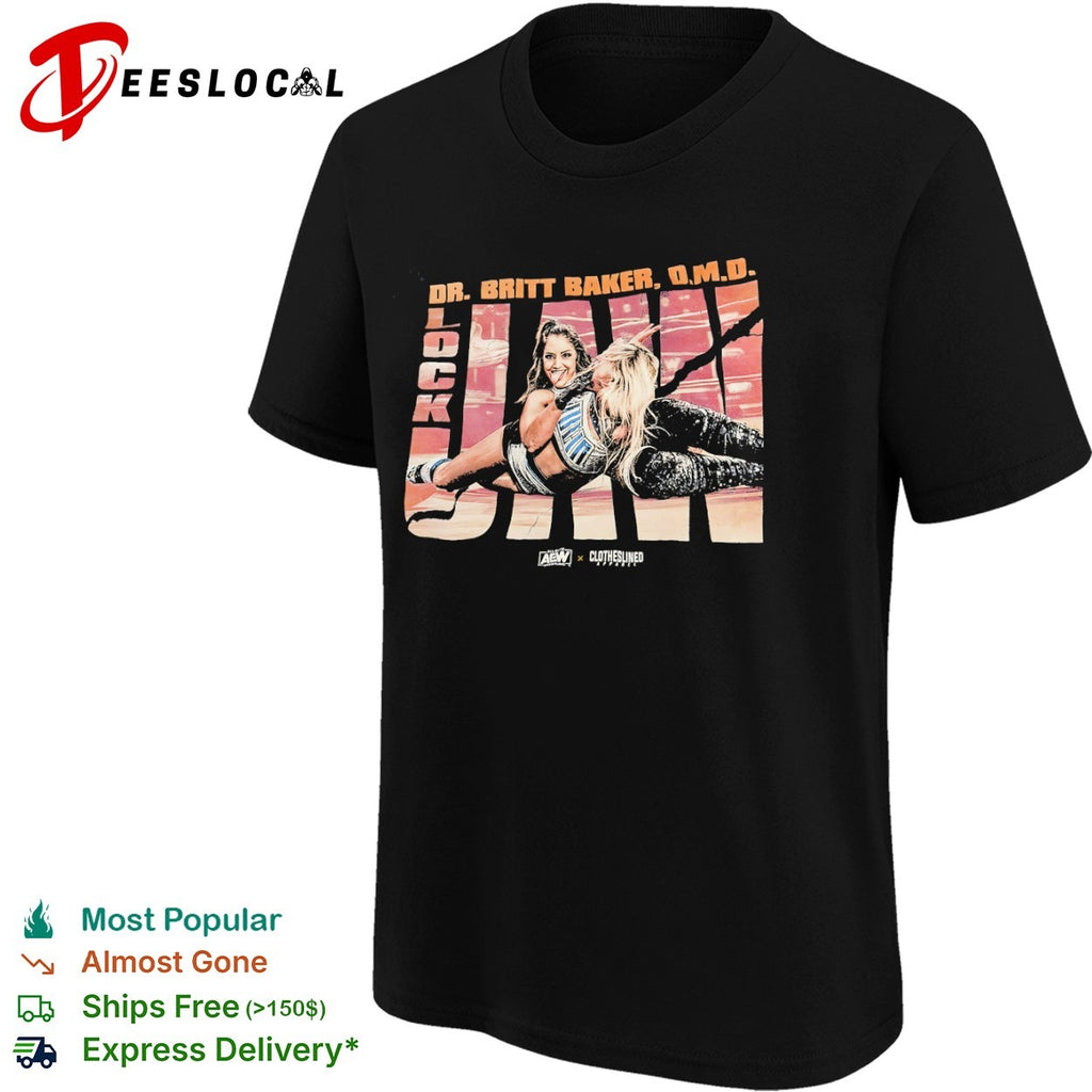 Britt Baker AEW lockjaw DMD wrestling shirt