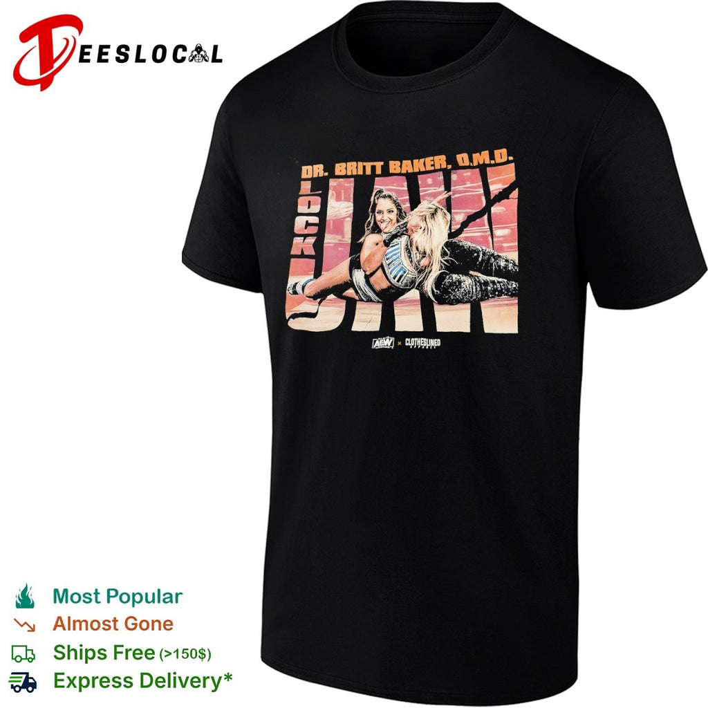 Britt Baker AEW lockjaw DMD wrestling shirt
