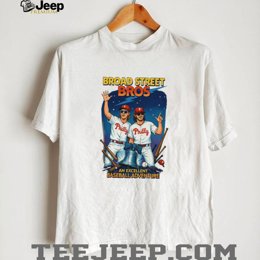 Broad Street Bros Philadelphia Baseball T Shirt An Excellent Baseball Adventure