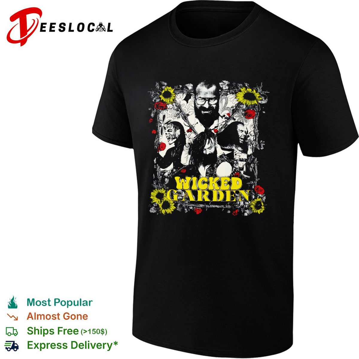 Brodie Lee Stu Grayson John Silver Evil Uno AEW Wicked Garden shirt