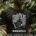 Bruce SpringsT Shirtn No Kings Streets of Minneapolis Concert T Shirt