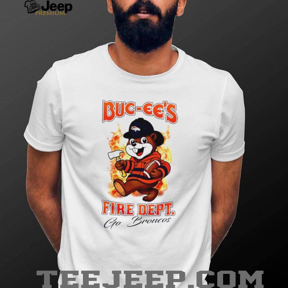 Buc ee’s Fire Dept Football Fan Denver Graphic T Shirt