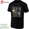 Buck by day coyote by night wildlife moon scene shirt