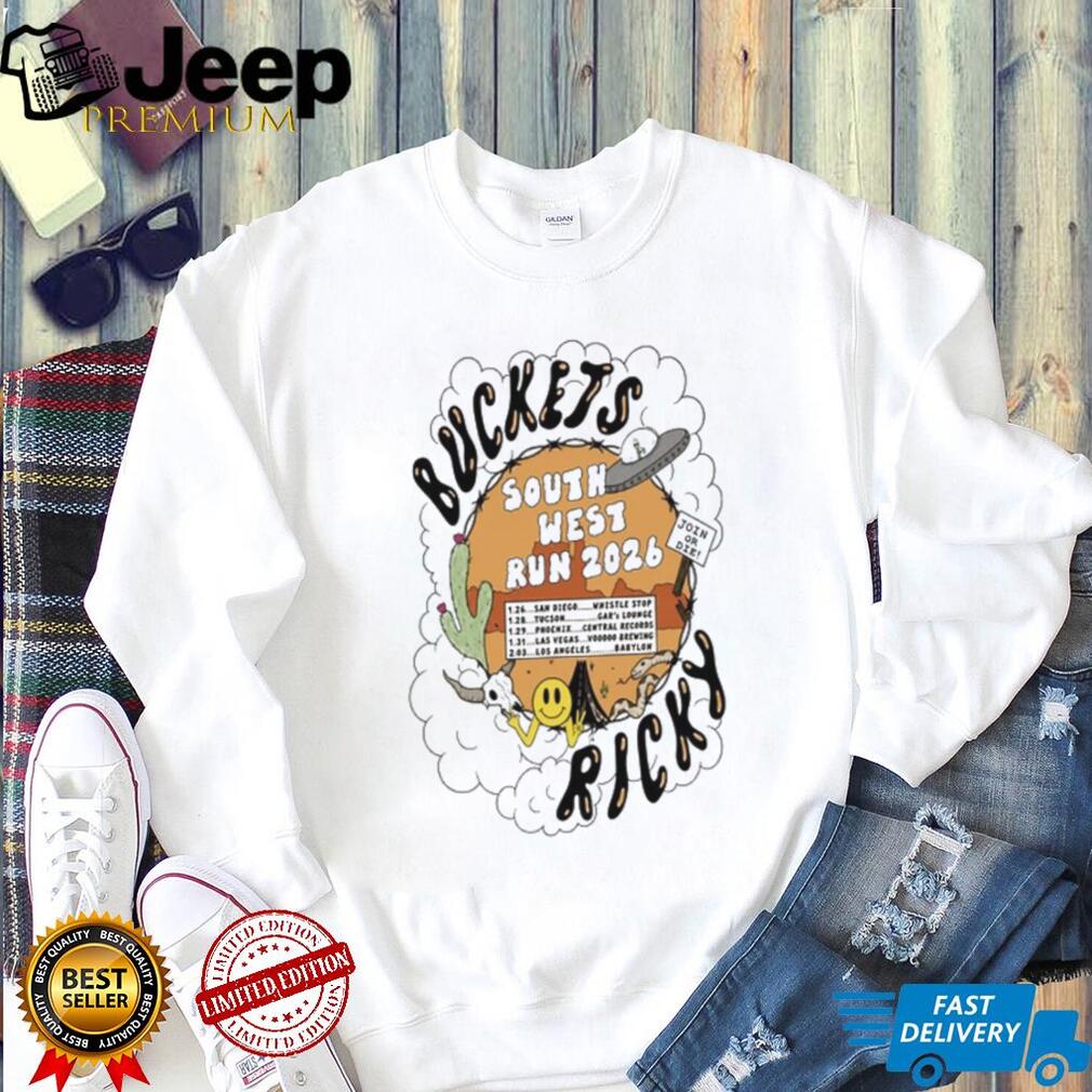 Buckets Southwest Run 2026 Desert Tour Concert T Shirt
