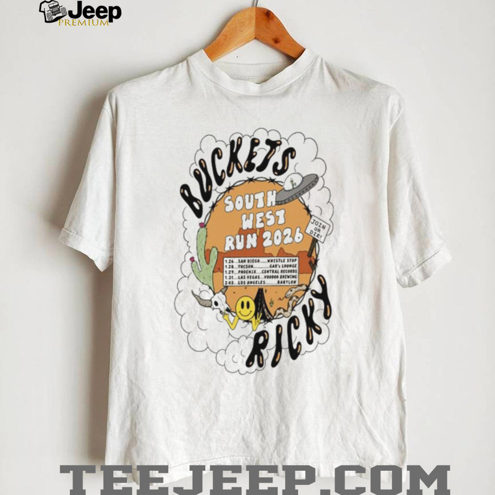 Buckets Southwest Run 2026 Desert Tour Concert T Shirt