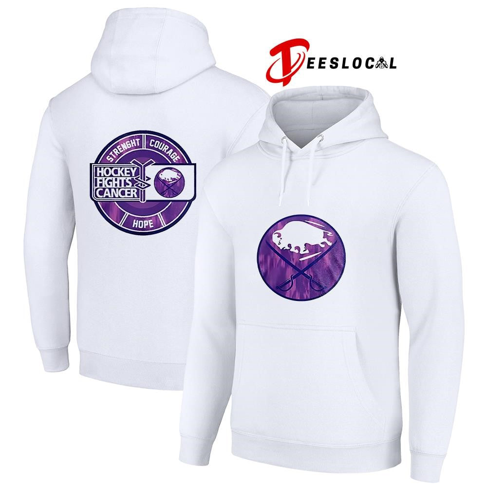 Buffallo Sabres hockey fights cancer strength courage hope shirt