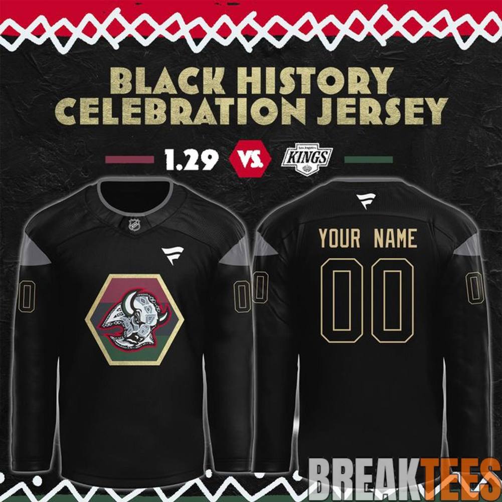 Buffalo Sabres 2026 Black History Celebration Custom Hockey Jersey