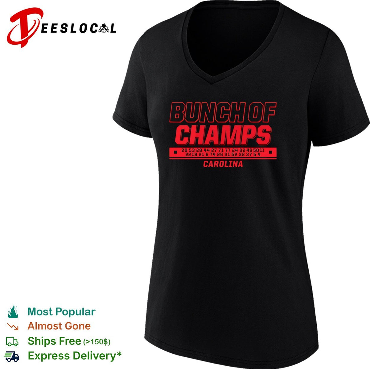 Bunch of Champs Carolina Hurricanes shirt