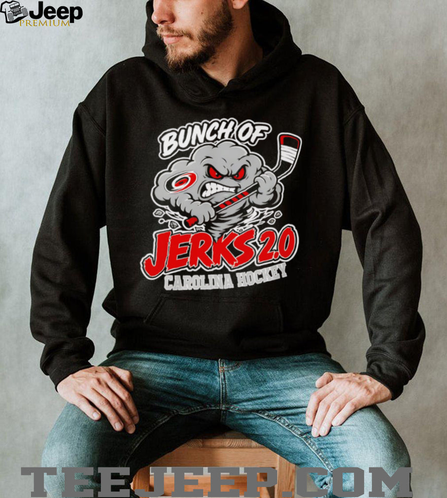 Bunch of Jerks 2.0 Carolina Hurricanes Hockey Mascot Graphic T Shirt