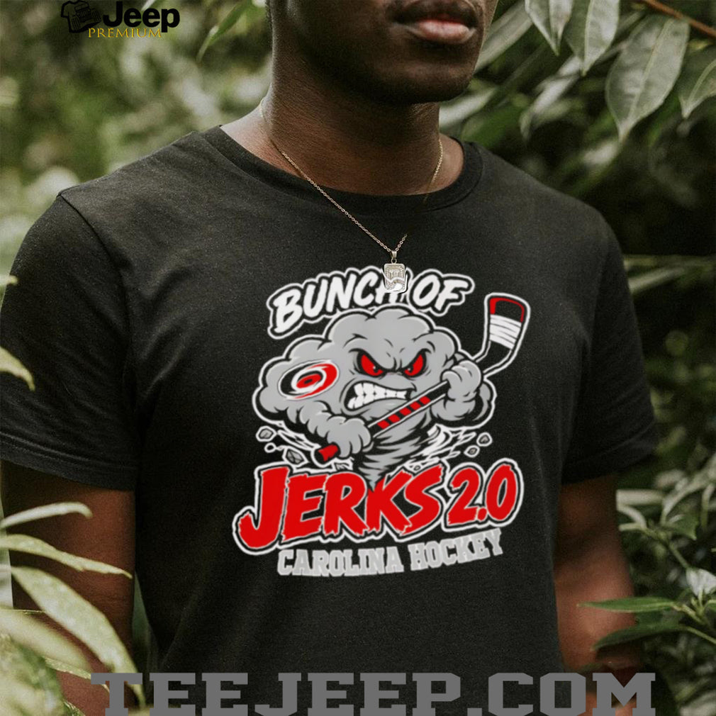 Bunch of Jerks 2.0 Carolina Hurricanes Hockey Mascot Graphic T Shirt