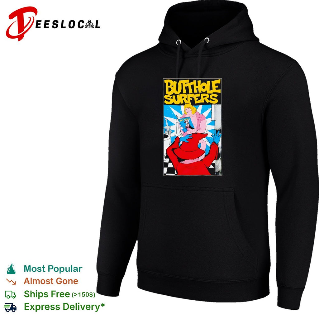 Butthole Surfers He Man Masters of the Universe Orko on the Toilet parody shirt
