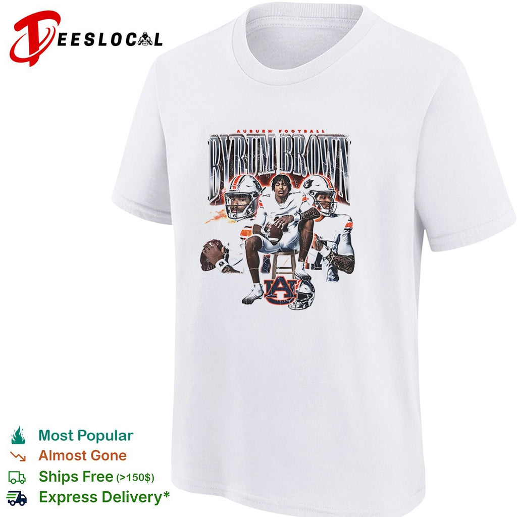 Byrum Brown Auburn Tigers NCAA football shirt