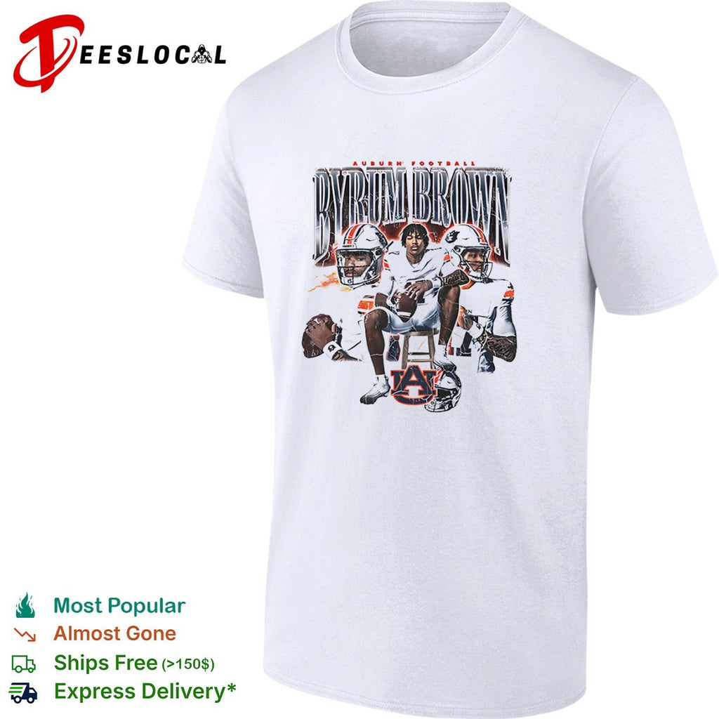 Byrum Brown Auburn Tigers NCAA football shirt