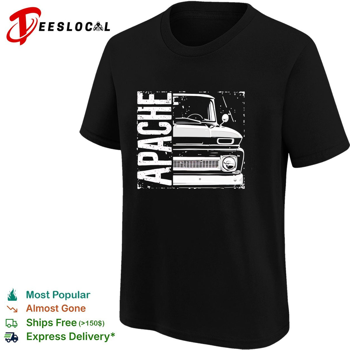 C10 Apache 1960 1966 truck classic shirt