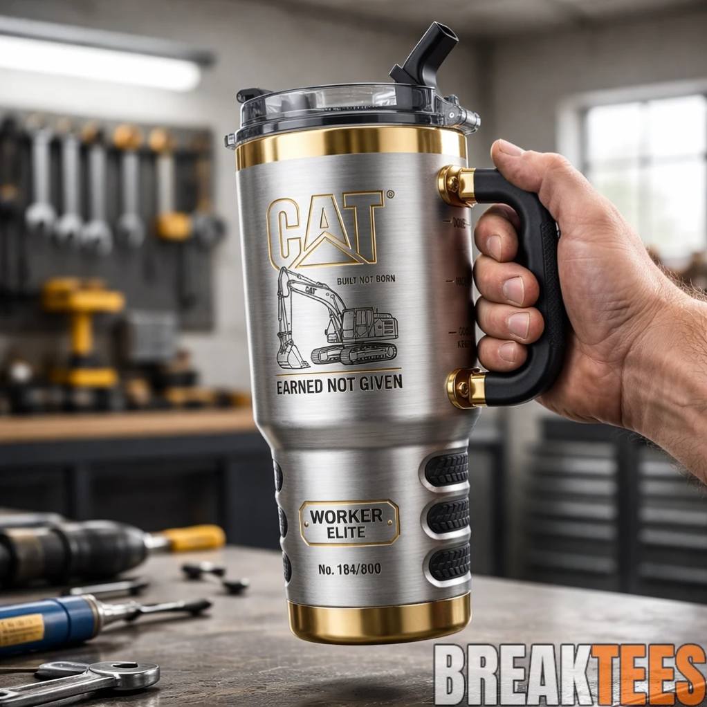 CATerpillar Worker Elite Limited Edition 40oz Tumbler