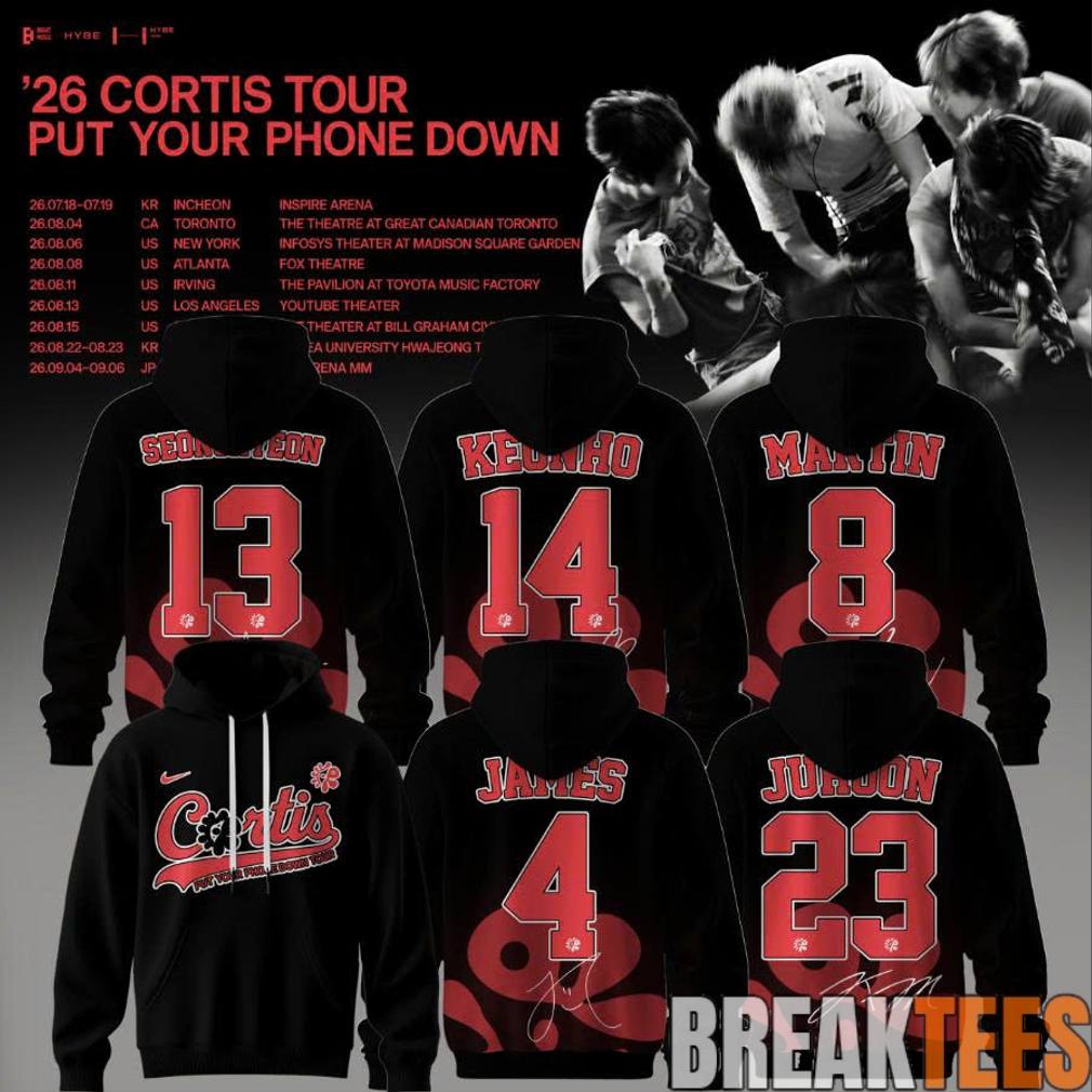 CORTIS Put Your Phone Down Tour 2026 Special Hoodie