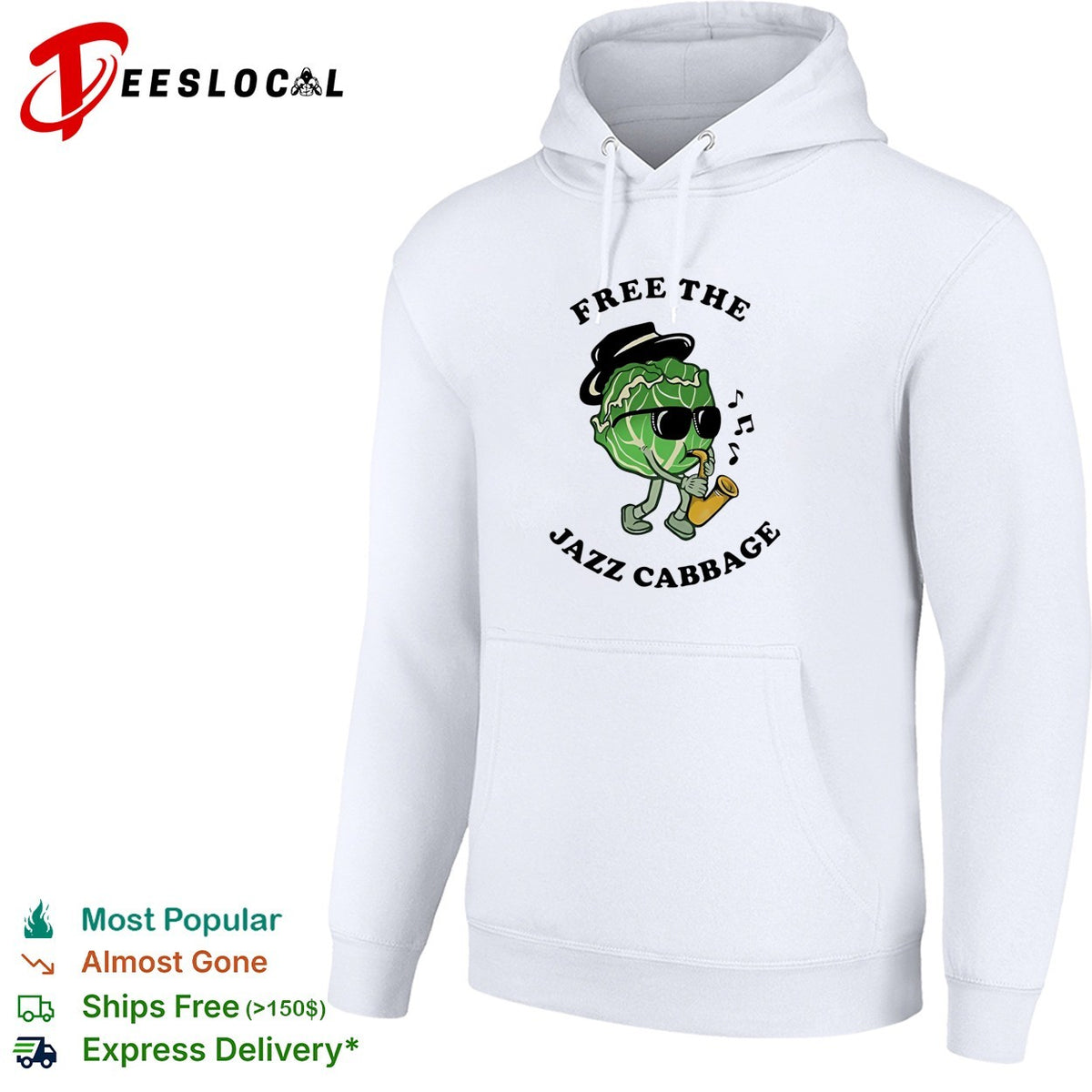 Cabbage Saxophone Free The Jazz Cabbage shirt
