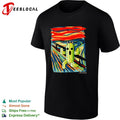 Cactuar The Scream Final Fantasy Mashup Laura de Breuil Parody Art shirt
