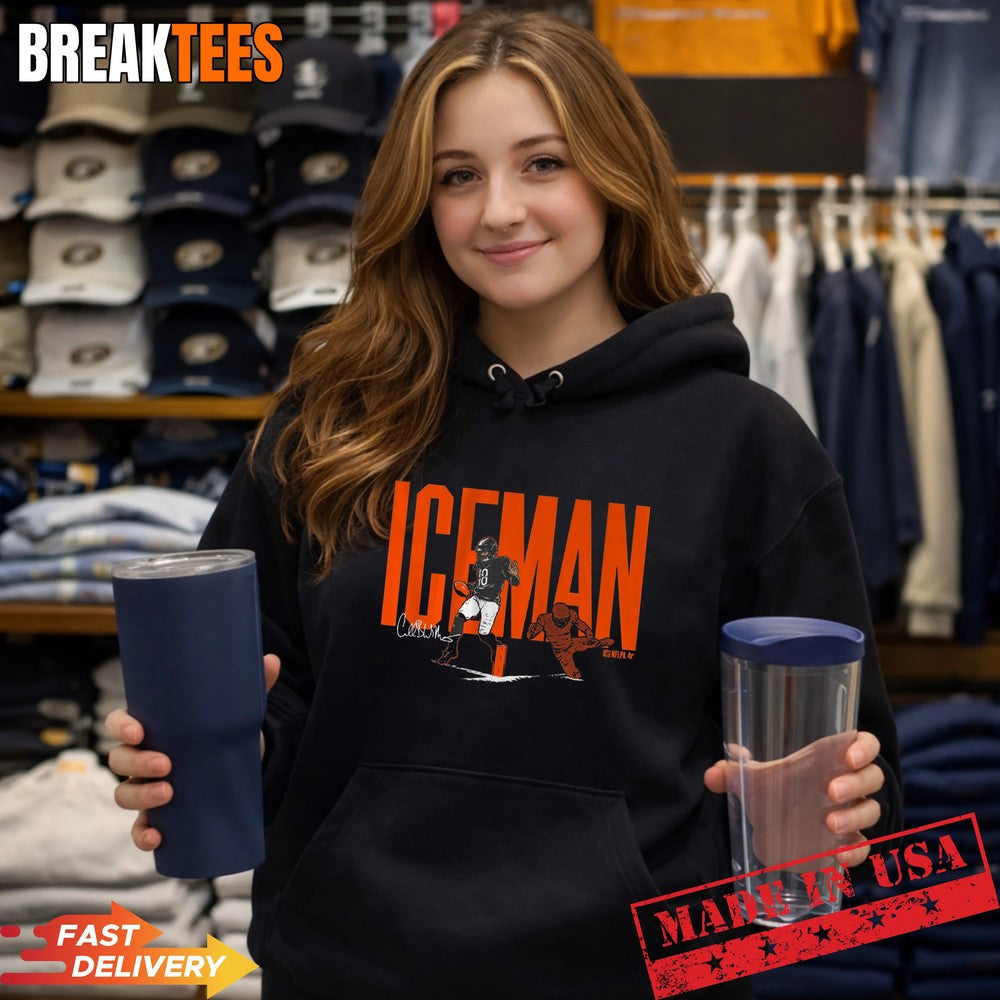 Caleb Williams ICEMAN Football Fan Graphic Shirt