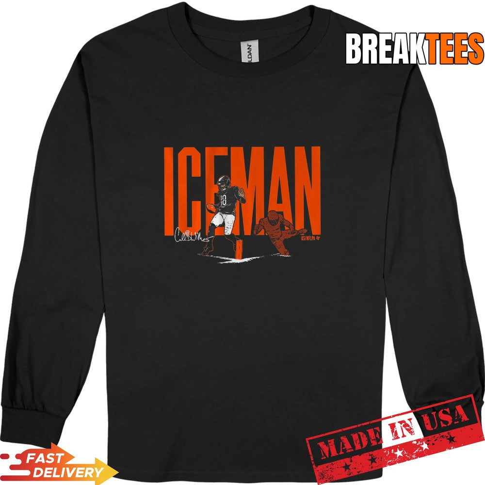 Caleb Williams ICEMAN Football Fan Graphic Shirt