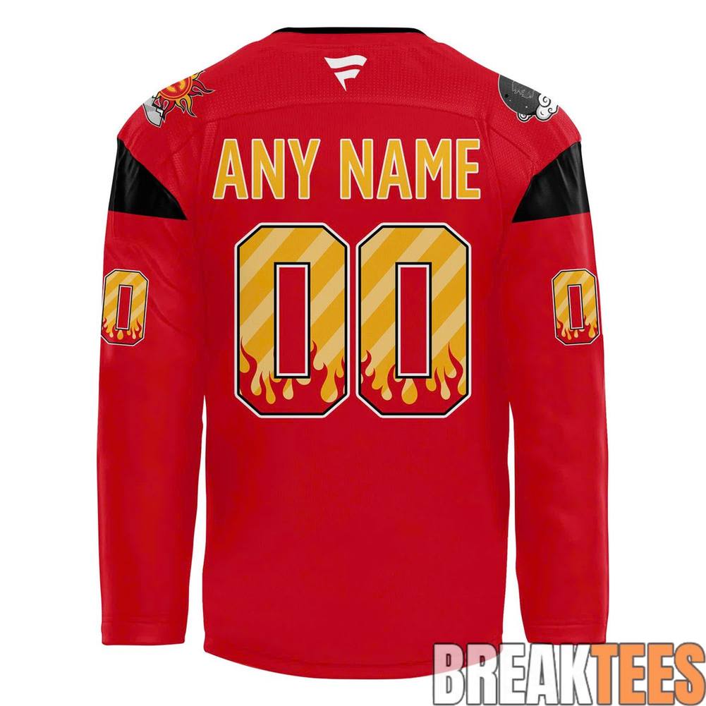 Calgary Flames 2026 East Asian Celebration Night Custom Hockey Jersey