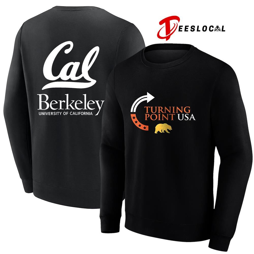 California Golden Bears x Berkeley university of California x Charlie Kirk turning point USA shirt