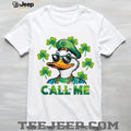 Call Me Duck St. Patrick’s Day Cool Sunglasses Clover T Shirt