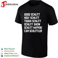 Cam Schlittler hockey player Schlitt happens wordplay bold stacked text fan shirt