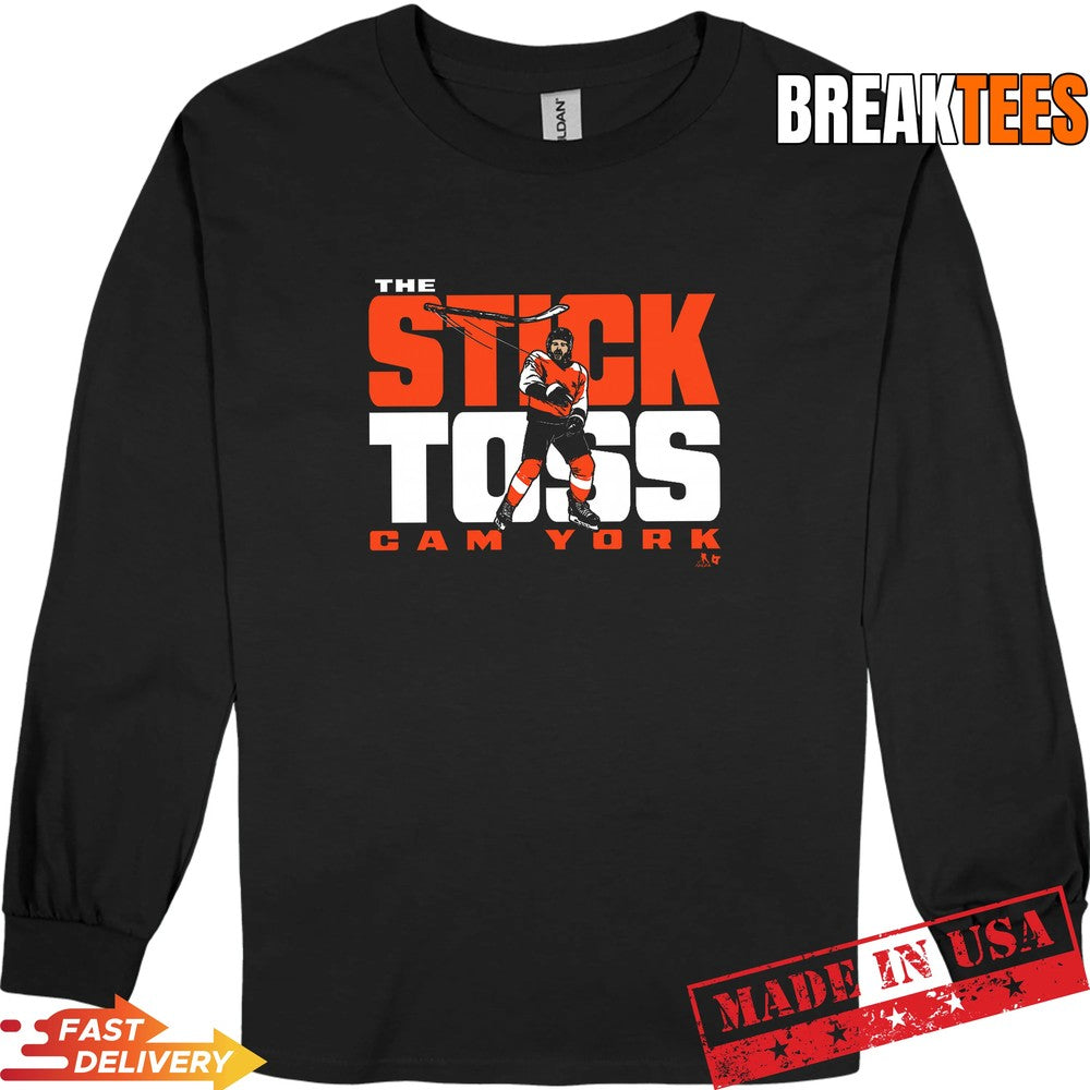 Cam York Stick Toss Philadelphia Hockey Shirt