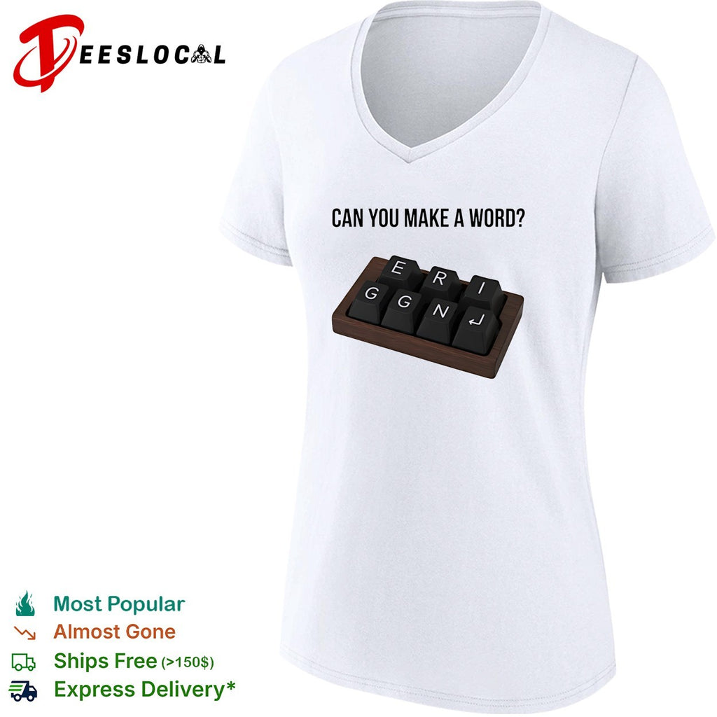 Can you make a word E R I G G N shirt